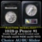 **Auction Highlight** 1928-p Peace Dollar $1 Graded au58 by Double Eagle Assets (fc)