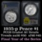 PCGS 1935-p Peace Dollar $1 Graded au details by PCGS