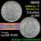 1895 Liberty Nickel 5c Grades AU, Almost Unc