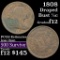 1808 Draped Bust Half Cent 1/2c Grades f, fine