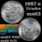 1887-s Morgan Dollar $1 Grades Select Unc (fc)