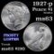 1927-p Peace Dollar $1 Grades Select Unc