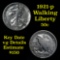 1921-p Walking Liberty Half Dollar 50c Grades vg details