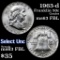 1963-d Franklin Half Dollar 50c Grades Select Unc FBL