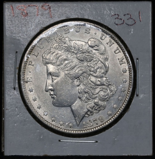 1879-p Morgan Dollar $1 Grades Choice AU