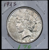 1923-p Peace Dollar $1 Grades xf details