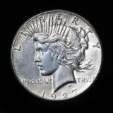 1927-p Peace Dollar $1 Grades xf details