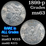 1899-p Morgan Dollar $1 Grades Select Unc (fc)