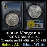 PCGS 1880-o Morgan Dollar $1 Graded au53 by PCGS