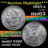 ***Auction Highlight*** 1885-s Morgan Dollar $1 Grades Select Unc (fc)