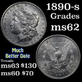 1890-s Morgan Dollar $1 Grades Select Unc