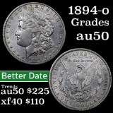 1894-o Morgan Dollar $1 Grades AU, Almost Unc