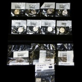 12 assorted State Quarters dated 1999 and 2009 PLUS 5 Grams of Fine Silver 25c