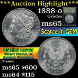 ***Auction Highlight*** 1888-o Morgan Dollar $1 Graded GEM Unc By USCG (fc)