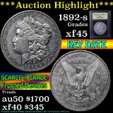 ***Auction Highlight*** 1892-s Morgan Dollar $1 Graded xf+ by USCG (fc)