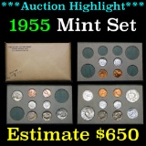 ***Auction Highlight*** 1955 Double Mint Set and includes 20 coins   (fc)