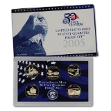 2005 United States Quarters Proof Set - 5 pc set