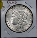 1885-p Morgan Dollar $1 Grades Choice AU