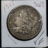 1888-p Morgan Dollar $1 Grades vf++