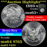 115 1889-s Morgan Dollar $1 Graded Select+ Unc by USCG (fc)