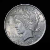 1923-p Peace Dollar $1 Grades Select Unc