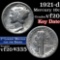 1921-d Mercury Dime 10c Grades vf, very fine