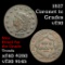 1827 Coronet Head Large Cent 1c Grades vf++