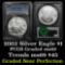 PCGS 2002 Silver Eagle Dollar $1 Graded ms69 by PCGS