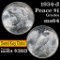 1934-p Peace Dollar $1 Grades Choice Unc