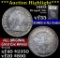 ***Auction Highlight*** 1803 Draped Bust Half Dollar 50c Graded vf++ by USCG (fc)