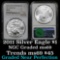 NGC 2011 Silver Eagle Dollar $1 Graded ms69 by NGC