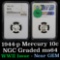 NGC 1944-p Mercury Dime 10c Graded ms64 by NGC