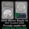 NGC 2010 Silver Eagle Dollar $1 Graded ms69 by NGC