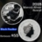 2018 Black Panther Marvel Silver Round .999 Fine Silver 1 oz. Grades ms69