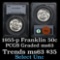 PCGS 1955-p Franklin Half Dollar 50c Graded ms63 by PCGS