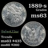 1889-s Morgan Dollar $1 Grades Select Unc (fc)