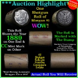 *Auction Highlight* 1889 & 'cc' Shotgun Roll of (20) Morgan $1 Grades Better Than Average Circ (fc)