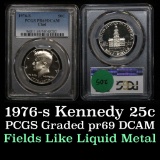 PCGS 1976-s Kennedy Half Dollar 50c Graded pr69 dcam by PCGS