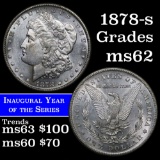 1878-s Morgan Dollar $1 Grades Select Unc