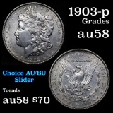 1903-p Morgan Dollar $1 Grades Choice AU/BU Slider