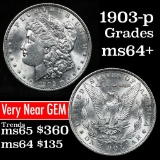 1903-p Morgan Dollar $1 Grades Choice+ Unc (fc)