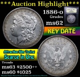 ***Auction Highlight*** 1886-o Morgan Dollar $1 Graded Select Unc by USCG (fc)