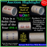 ***Auction Highlight*** 1898-s Solid Date Shotgun Roll of (20) Morgan $1 Grades Average Circ (fc)