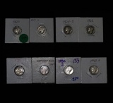 8 Assorted Mercury Dimes 10c