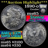 ***Auction Highlight*** 1890-o Morgan Dollar $1 Graded GEM Unc by USCG (fc)