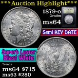 ***Auction Highlight*** 1879-o Morgan Dollar $1 Graded Choice Unc by USCG (fc)