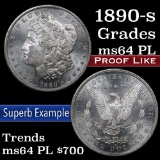 1890-s Morgan Dollar $1 Grades Choice Unc PL