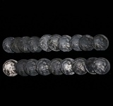 Bag of Buffalo Coins 5c, 19 pieces