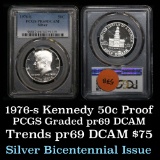 PCGS 1976-s Kennedy Half Dollar 50c Graded pr69 dcam by PCGS