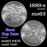 1889-s Morgan Dollar $1 Grades Select Unc (fc)